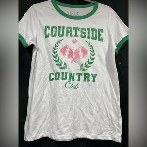 Freeze White and Green Short Sleeve Tee